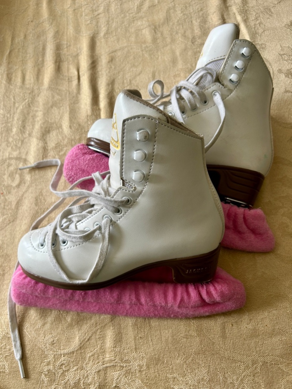 JACKSON Excel White Figure Skates Girls Size 3